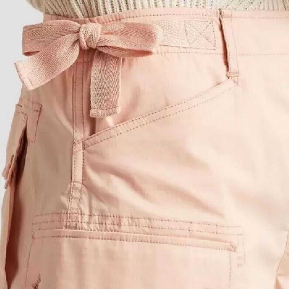 NWT Ralph Lauren Twill Cargo Chino Cotton Stretch Shorts Pale Pastel Pink SZ 10 - Picture 4 of 10